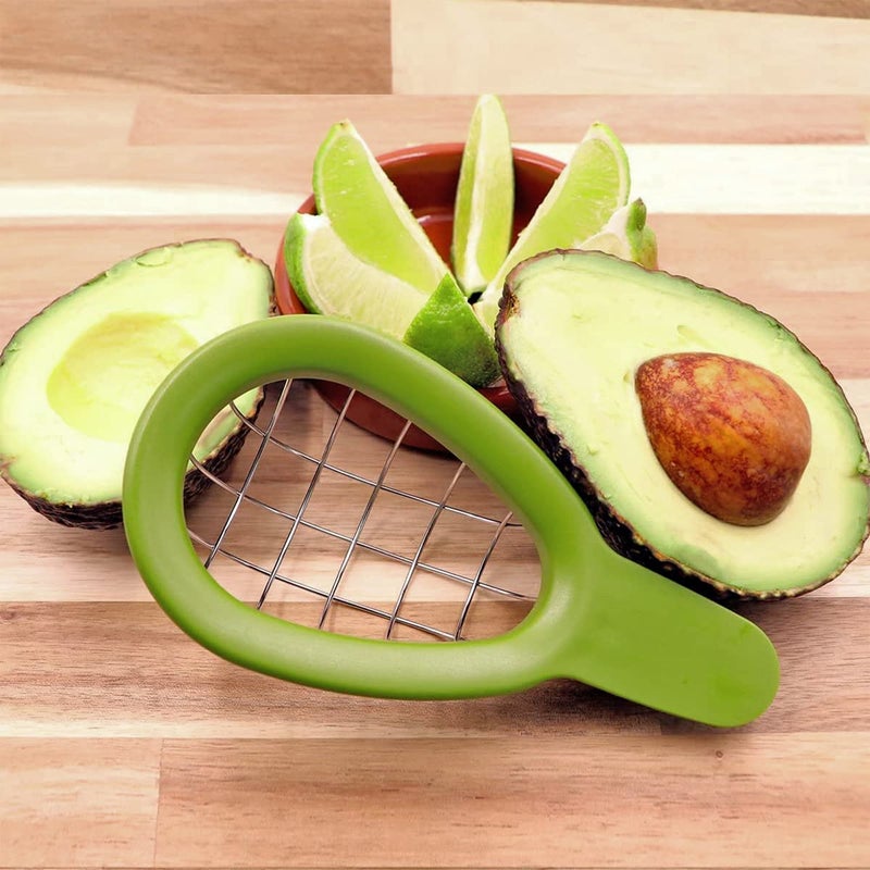 Reluen Avocado Slicer Tool - 3.2 x 6.3 Inches Avocado Cuber Tool with Ergonomic Handle, Easy to Use and Clean, Food-Grade Plastic and Stainless Steel, Good for Salads, Guacamole, or Smoothie - Image 5